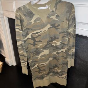 Sweatshirt style dress